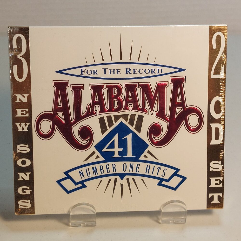 Alabama ~ For the Record: 41 Number One Hits ( 2 CD Set,1998 ) new sealed